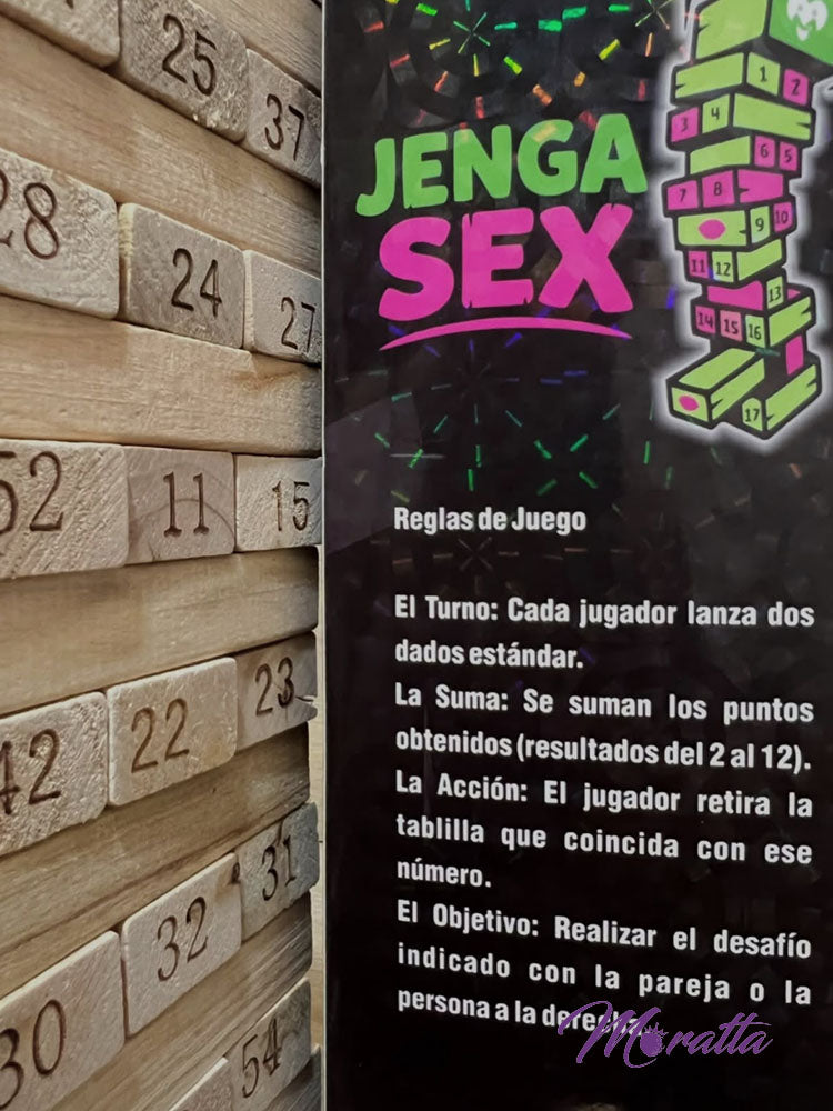 Juego Jenga Sex